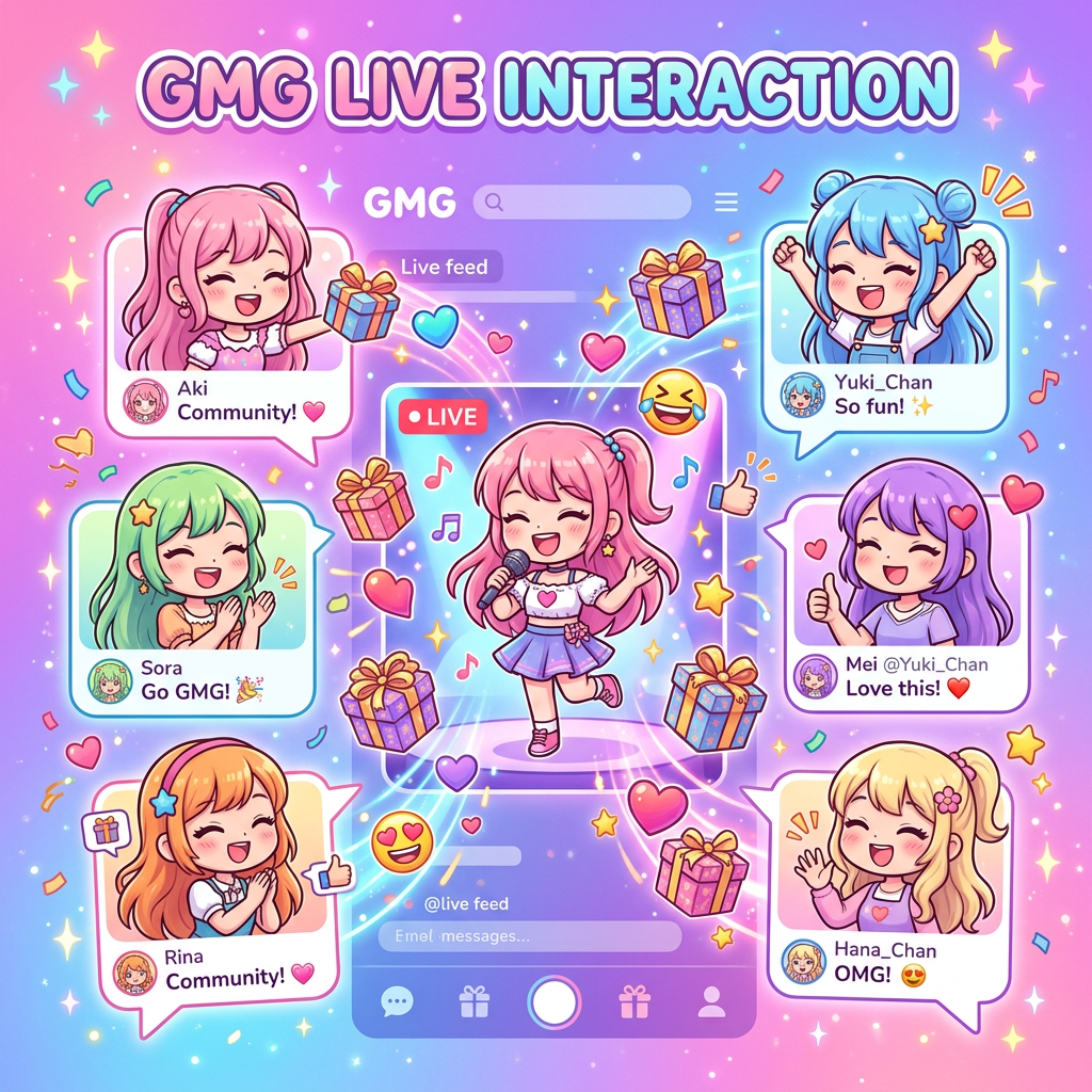 GMG直播实时互动功能