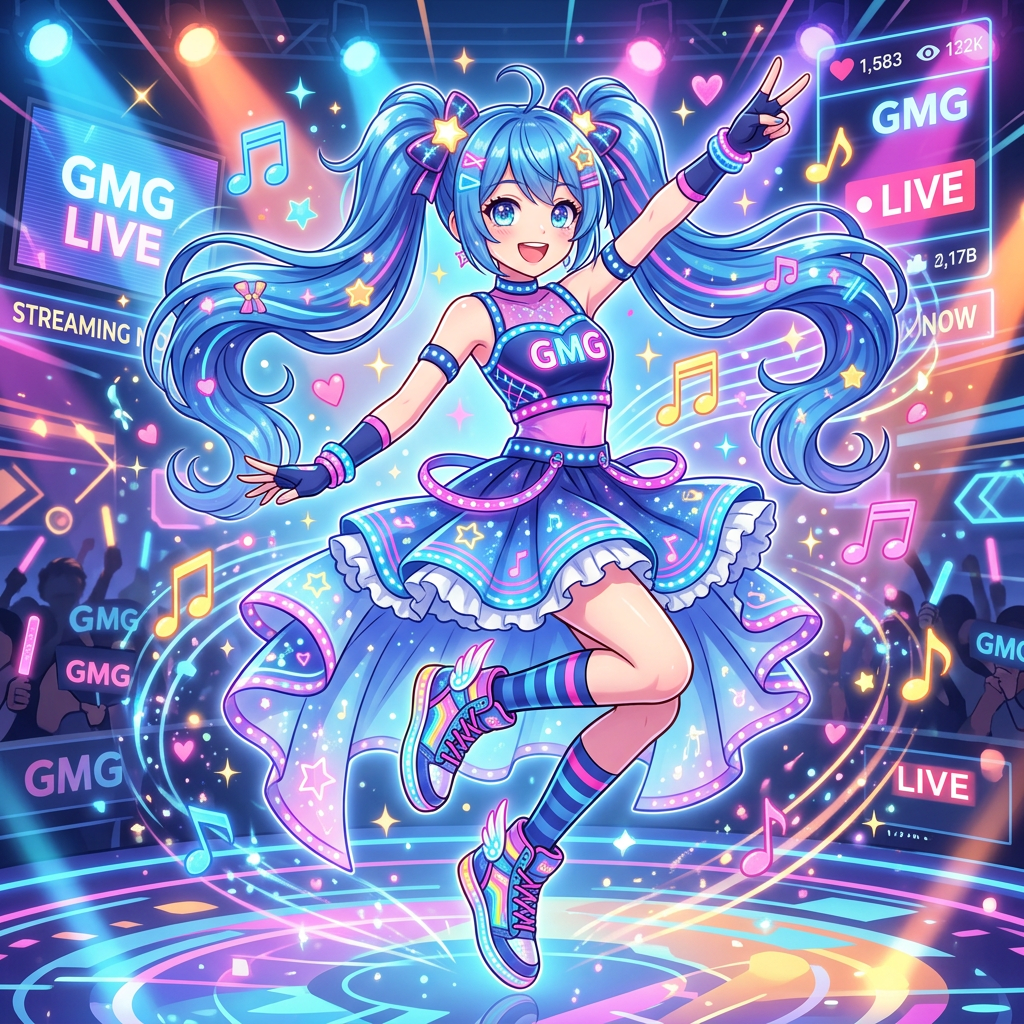 GMG直播卡通美女舞蹈主播小雅