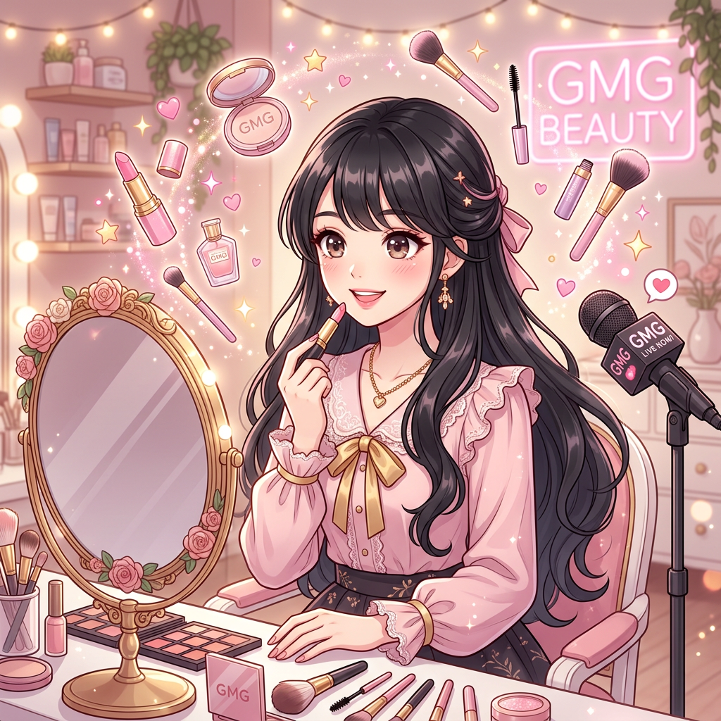 GMG直播卡通美女美妆主播雪儿