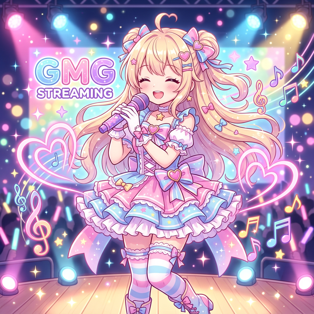 GMG直播卡通美女唱歌主播梦梦